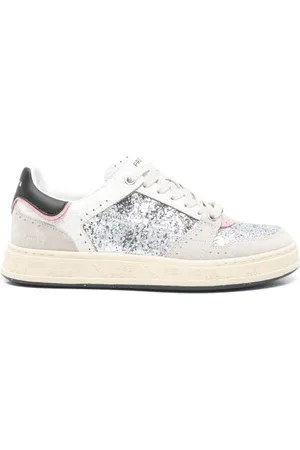 Premiata Sko, Dame, Grå, 39 EU, Læder, Quinnd Sneakers