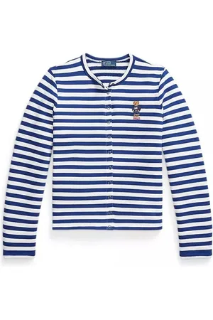 Ralph Lauren Strik, Dame, Blå, S, Uld, Stilfuld Vesta til et trendy look