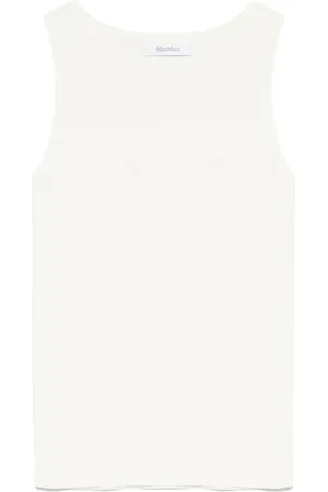 Max Mara Top, Dame, Hvid, S, Ivory Sweater Tank Top