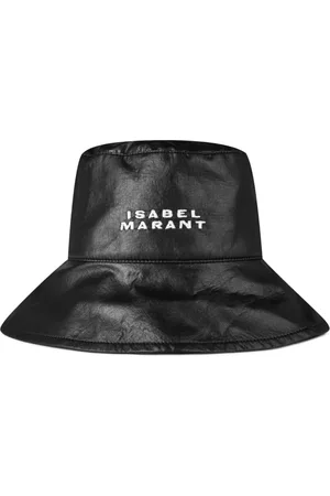 Isabel Marant Tilbehør, Dame, Sort, 57 CM, Bomuld, Logo Bucket Hat
