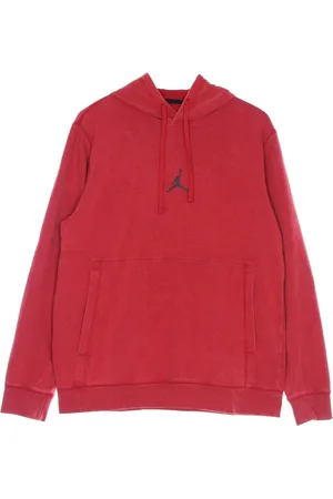 Jordan Sweathshirts & Hoodies, Herre, Rød, XL, Bomuld, Letvægts Hoodie Air Fleece Pullover