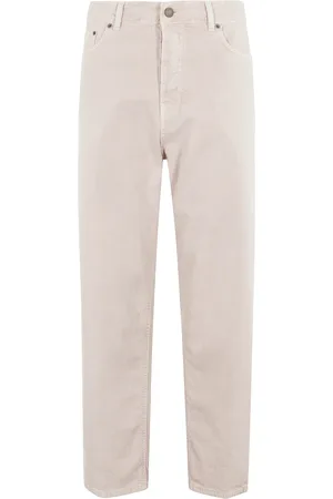 haikure Bukser, Dame, , W29, Bomuld, Højtaljede Twill Bukser i Rose
