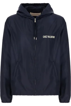 VALENTINO GARAVANI Jakke, Herre, Blå, L, Polyester, Let Jakke