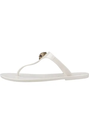 Kurt Geiger Sko, Dame, Hvid, 37 EU, Maddison T-Bar Flip Flops