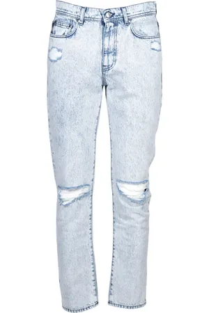 Msgm Jeans, Herre, Blå, L, Bomuld, Bukser