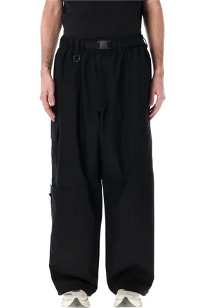 Y-3 Bukser, Herre, Sort, L, Bomuld, Vented Cargo Trackpants
