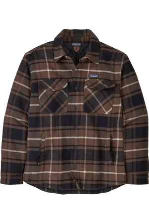 Patagonia Jakke, Herre, Brun, L, Bomuld, Letvægts Isoleret Fjord Flannel Skjorte