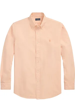 Ralph Lauren Skjorte, Herre, , XL, Bomuld, Mineral-Dyed Oxford Shirt