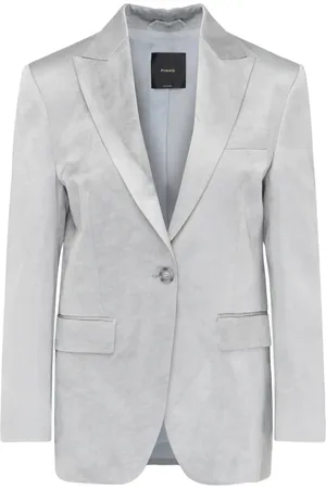 Pinko Jakke, Dame, Grå, 2XS, Polyester, Grå Jakke TIL DIG