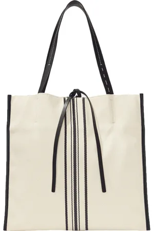 Proenza Schouler Taske, Dame, , ONE SIZE, Bomuld, Stribet Canvas Tote Taske