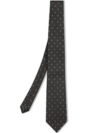 Tom Ford Tilbehør, Herre, Flerfarvet, ONE SIZE, Bronze Dot Silk Tie