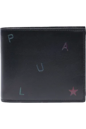 Paul Smith Tilbehør, Herre, Sort, ONE SIZE, Læder, Embossed Letters Billfold Wallet