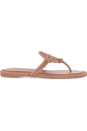 Tory Burch Sko, Dame, Lyserød, 36 EU, Uld, Stilfulde Scarpa Flip Flops