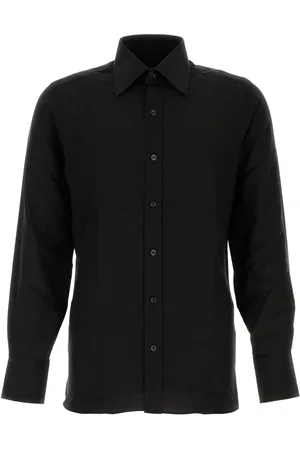 Tom Ford Skjorte, Herre, Sort, L, Silkeskjorte