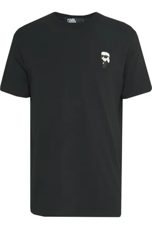 Karl Lagerfeld Top, Herre, Sort, XL, Bomuld, Cotton T-Shirt
