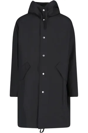 Jil Sander Jakke, Herre, Sort, M, Bomuld, Hætte Parka