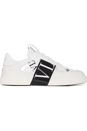 VALENTINO GARAVANI Sko, Herre, Hvid, 40 EU, Læder, Vl7N Low-Top Sneakers