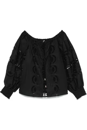 Liu Jo Bluser & Skjorter, Dame, Sort, S, Bomuld, Sort Bomuldsskjorte Elegant Stil