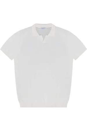 PEOPLE OF SHIBUYA Top, Herre, Hvid, 2XL, Bomuld, Polo Maglia