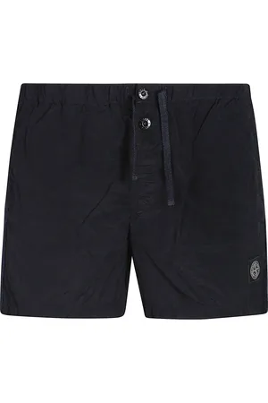 Stone Island Badetøj, Herre, Blå, XL, Nylon, Hurtigtørrende Badeshorts