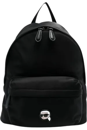 Karl Lagerfeld Taske, Dame, Sort, ONE SIZE, Uld, Sort og Hvid Rygsæk