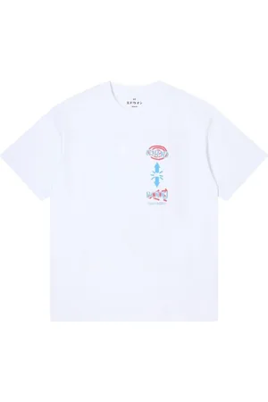 Edwin Top, Herre, Hvid, M, Bomuld, Pachinko T-Shirt Hvid