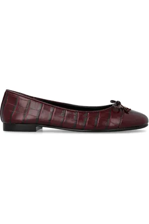 Tory Burch Sko, Dame, Rød, 39 EU, Læder, Læder Ballerina Sko