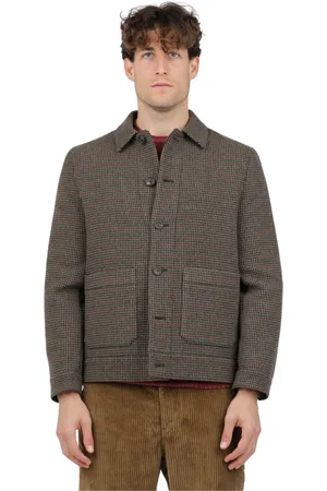 Circolo Jakke, Herre, Sort, M, Pied de Poule Work Jacket