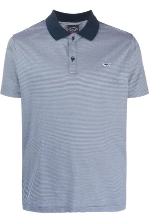 Paul & Shark Top, Herre, Blå, M, Bomuld, Kortærmet poloshirt