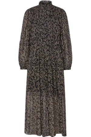 Isabel Marant Kjole, Dame, Sort, XS, Uld, Dalida Maxi Kjole