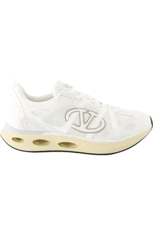 VALENTINO GARAVANI Sko, Herre, Hvid, 40 EU, Læder, Vlogo Easyjog Sneakers