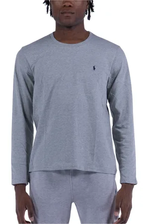 Ralph Lauren Top, Herre, Grå, S, Bomuld, Cotton Jersey Natkjole