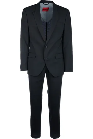 HUGO BOSS Jakkesæt, Herre, Sort, S, Polyester, Single Breasted Suit Set