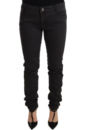 Pinko Jeans, Dame, Sort, W29, Denim, Chic Mid Waist Skinny Sorte Denim