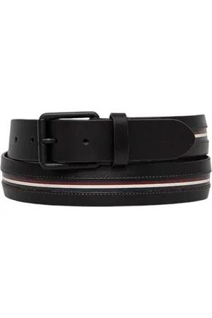 Tommy Hilfiger Tilbehør, Herre, Sort, 100 CM, Læder, Corporate Casual Læderbælte