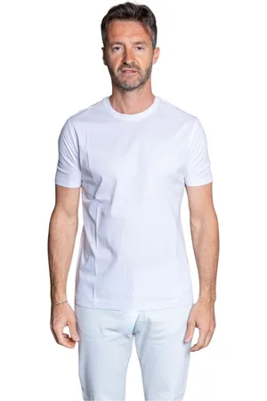 PEOPLE OF SHIBUYA Top, Herre, Hvid, 3XL, Bomuld, Shiko Pm444 T-Shirt