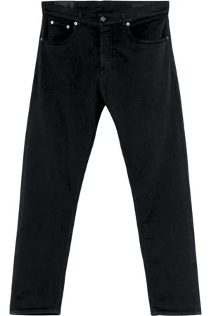 Dondup Jeans, Herre, Sort, W35, Bomuld, Gulerod Slim Fit Sort Bukser