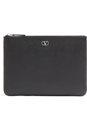 VALENTINO GARAVANI Taske, Herre, Sort, ONE SIZE, Vlogo Clutch