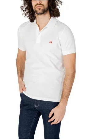 Peuterey Top, Herre, Hvid, 2XL, Bomuld, Hvid Bomulds Polo Shirt