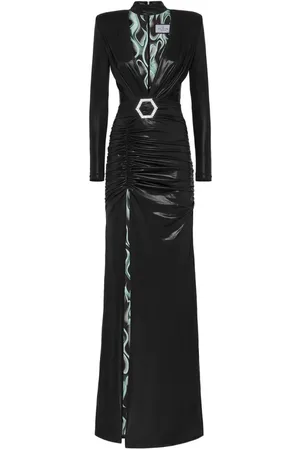Philipp Plein Kjole, Dame, Sort, S, Elegant sort kjole