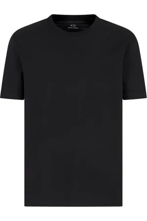 Armani Exchange Top, Herre, Sort, M, Uld, Sorte T-shirts Stilfuldt Model