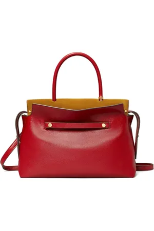 Tory Burch Taske, Dame, Rød, ONE SIZE, Læder, Mercer Tekstureret Taske