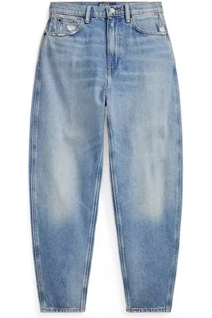 Ralph Lauren Jeans, Dame, Blå, W26, Uld, Stilfulde Bukser til Mænd
