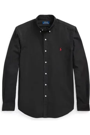 Ralph Lauren Skjorte, Herre, Sort, M, Herre Casual Skjorte