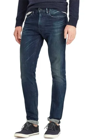 Ralph Lauren Jeans, Herre, Blå, W38 L34, Denim, Klassiske Denim Jeans Regular Fit
