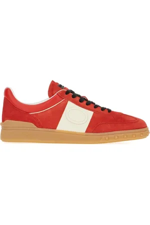 VALENTINO GARAVANI Sko, Herre, Rød, 40 EU, Læder, Upvillage Low Top Sneaker