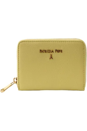 Patrizia Pepe Tilbehør, Dame, Gul, ONE SIZE, Uld, Magda Portefeuille