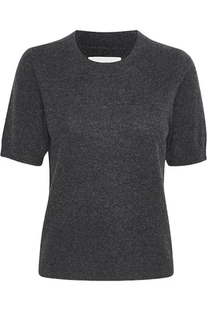 Part Two Top, Dame, Grå, XL, Cashmere, Everlotta T-Shirt