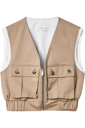 GAËLLE Jakke, Dame, , S, Bomuld, Utility Crop Top Moderne Design