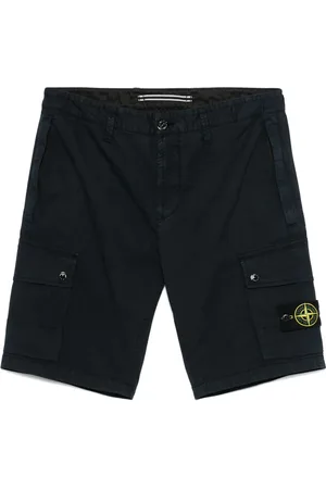 Stone Island Shorts, Herre, Blå, W29, Bomuld, Stretch Cotton Twill Shorts